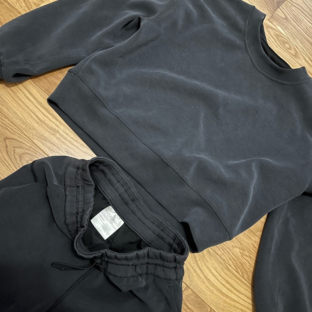 lululemon athletica Black Straight Leg Pants & Top Set